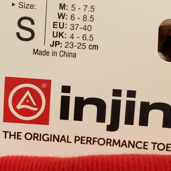 Injinji Performance Yoga Micro Socks Sz S & L - Picture 2 of 4